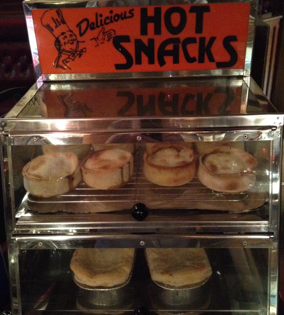 Why not pop in for a legendary Simpson's hot pie with your pint. Steak, mince or haggis for only £1.50. Fabulous!