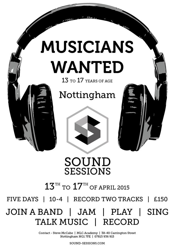 SteveMcCabeMLC's tweet photo. @MLCAcademy @LeeWrathe 13 - 17? Want to join a band? http://t.co/JXscQhgmDN