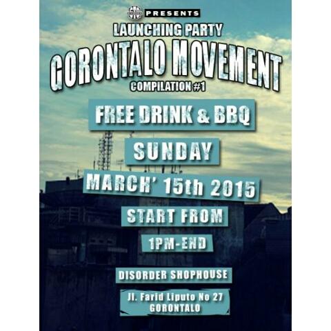 O ya,akhir pekan ini ada acara kecil2an nih di shophouse kami di jl.fafid liputo 27 gorontalo, launch party kompilasi