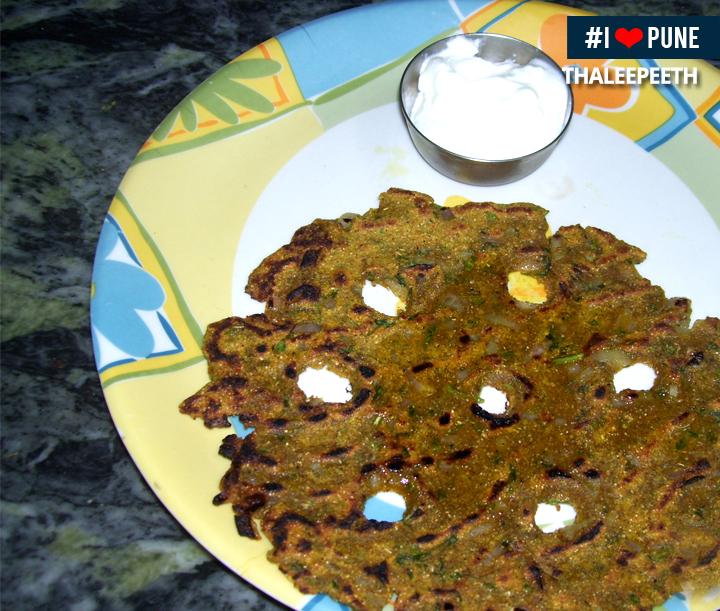 Every Maharashtrian loves Thaleepeeth. This can be had for breakfast, lunch, dinner and snacks!