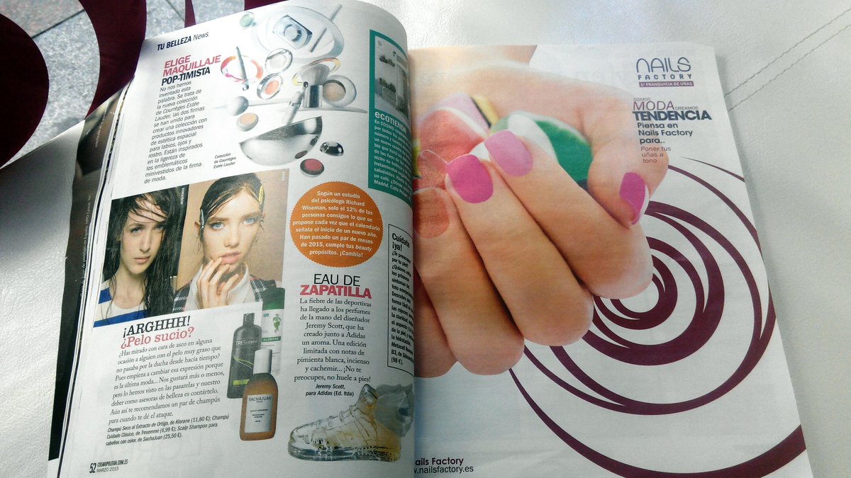 NailsFactoryElx's tweet photo. La revista Cosmopolitan nos saca entre sus paginas! Nails Factory es MODA.Ven a conocernos a Calle Corredora, 8 Elche http://t.co/JXnOHM8vur
