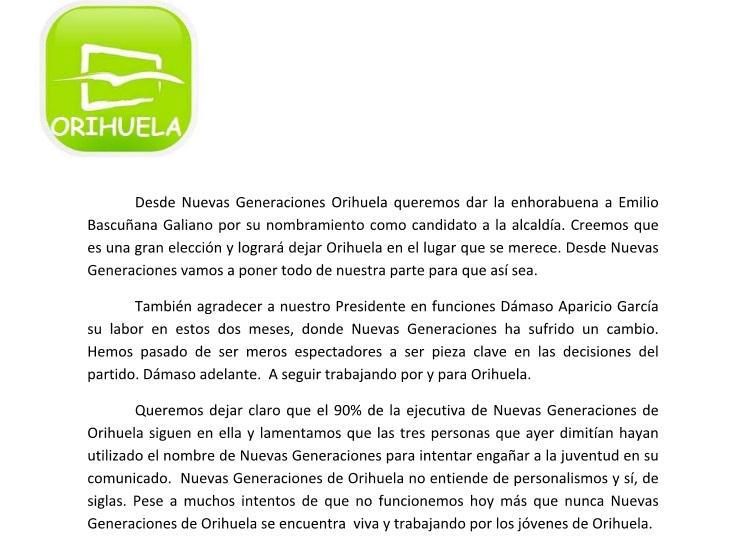 nnggorihuelapp's tweet photo. Enhorabuena Emilio Bascuñana por tu nombramiento y @AparicioDamaso por tu trabajo en estos meses.Seguimos trabajando. http://t.co/mZGB9sYC1f