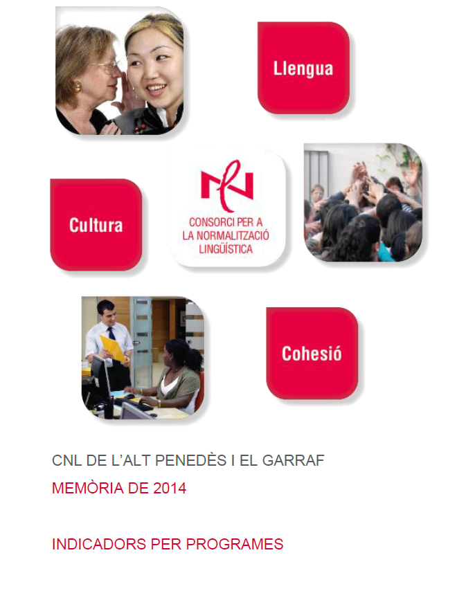 Memòria 2014: cursos de català, acolliment lingüístic, VxL i campanyes en el sector econòmic ves.cat/mcsY