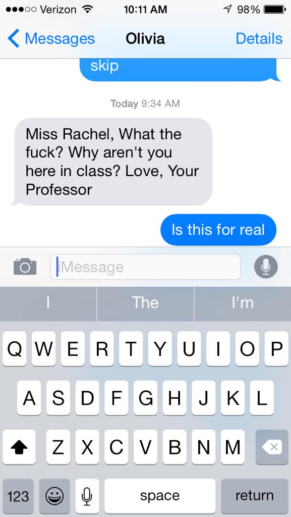 RachyNo_'s tweet photo. What happens when you skip Kerry Bensons class ONE TIME http://t.co/B5lVVs8qXk