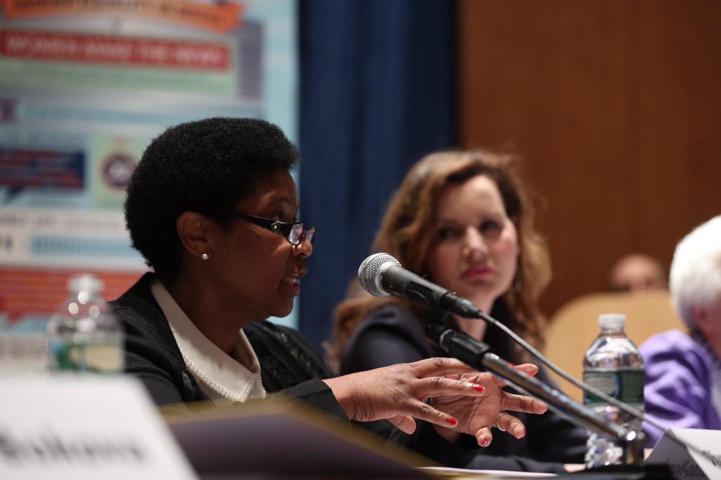 saajweb's tweet image. "#CSW59 event on Women &amp;amp; Media with Geena Davis @GDIGM, @Matthew_Winkler @GenderLinks @AnnetteF24 &amp;amp; more. #Beijing20 http://t.co/euDaGWUqns"