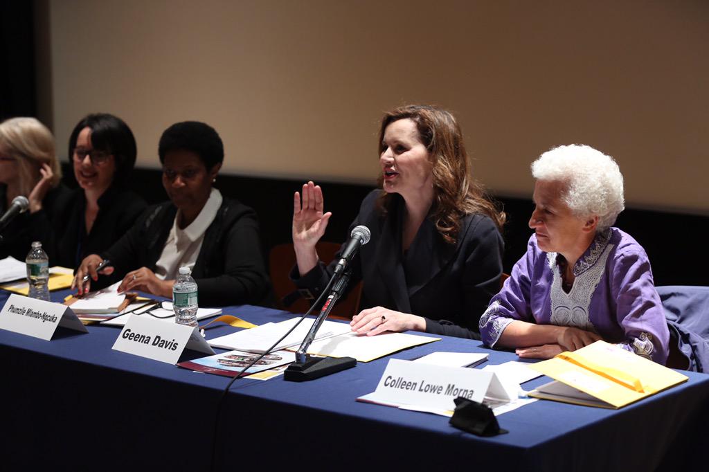 saajweb's tweet image. "#CSW59 event on Women &amp;amp; Media with Geena Davis @GDIGM, @Matthew_Winkler @GenderLinks @AnnetteF24 &amp;amp; more. #Beijing20 http://t.co/euDaGWUqns"