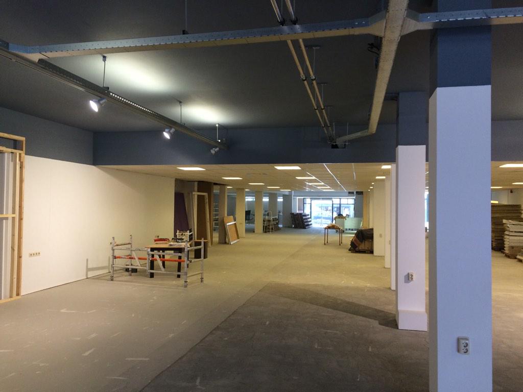 Het pand van Raamsveld schiet al op! #centrum #hillegom #verbouwing