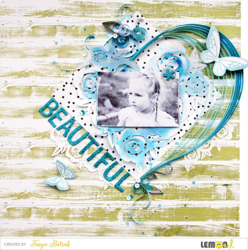 Lemon_Owl's tweet photo. #scrapbooking layout from Tanya made with #quilling elements for #lemonowl . http://t.co/GL6nCGvGp8 http://t.co/D9uz0558ea