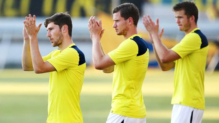 SpursOfficial's tweet photo. .@Jan_Vertonghen on @ericdier: "He talks well, defends well &amp; he’s doing great at the moment." http://t.co/72MTCf2kep http://t.co/j5Hr8CrZfZ