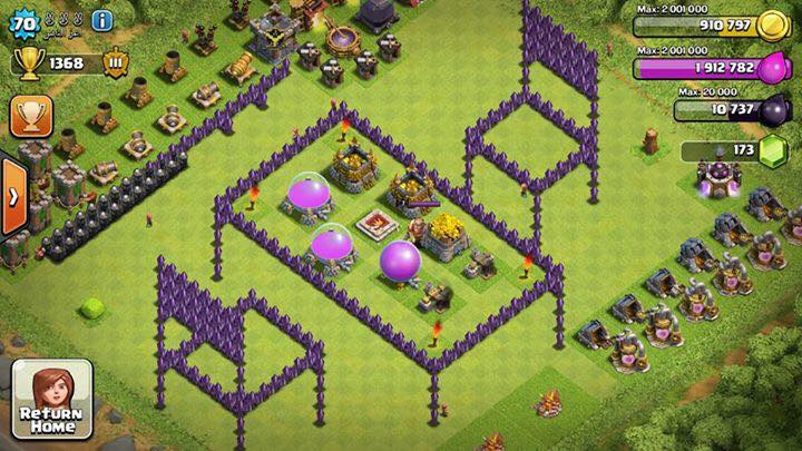 Clash of clans layout