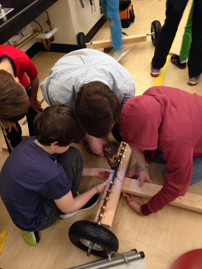 KPabarue's tweet photo. The wheels! #TSCIPW2015 @The_School http://t.co/83lVc2TH4p