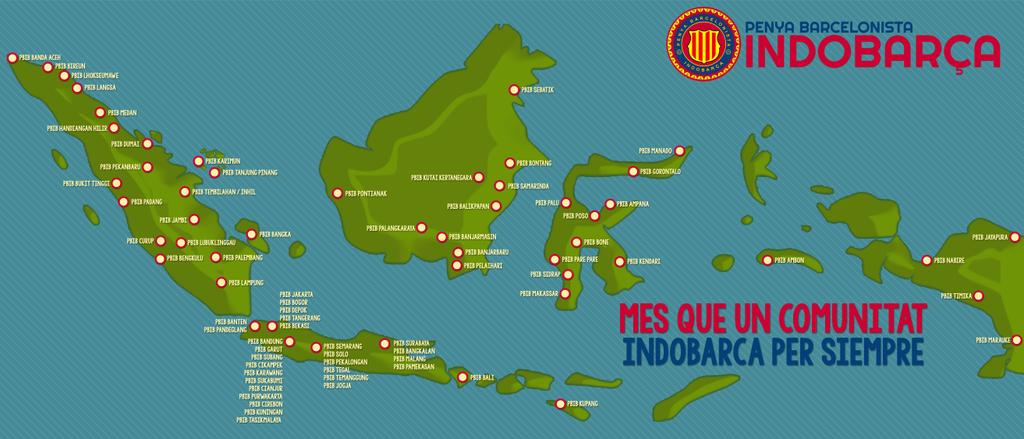PenyaIndoBarca's tweet photo. #GathnasIndoBarca2015 adalah ajang nasional silaturahmi fans Barca se-Indonesia,dr Sabang-Marauke :) #ForumiCity http://t.co/8bBnBn2Y1G