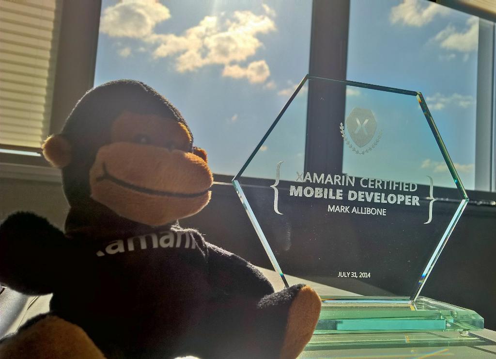 mallibone's tweet image. It arrived :) #xamarin #xamarindev