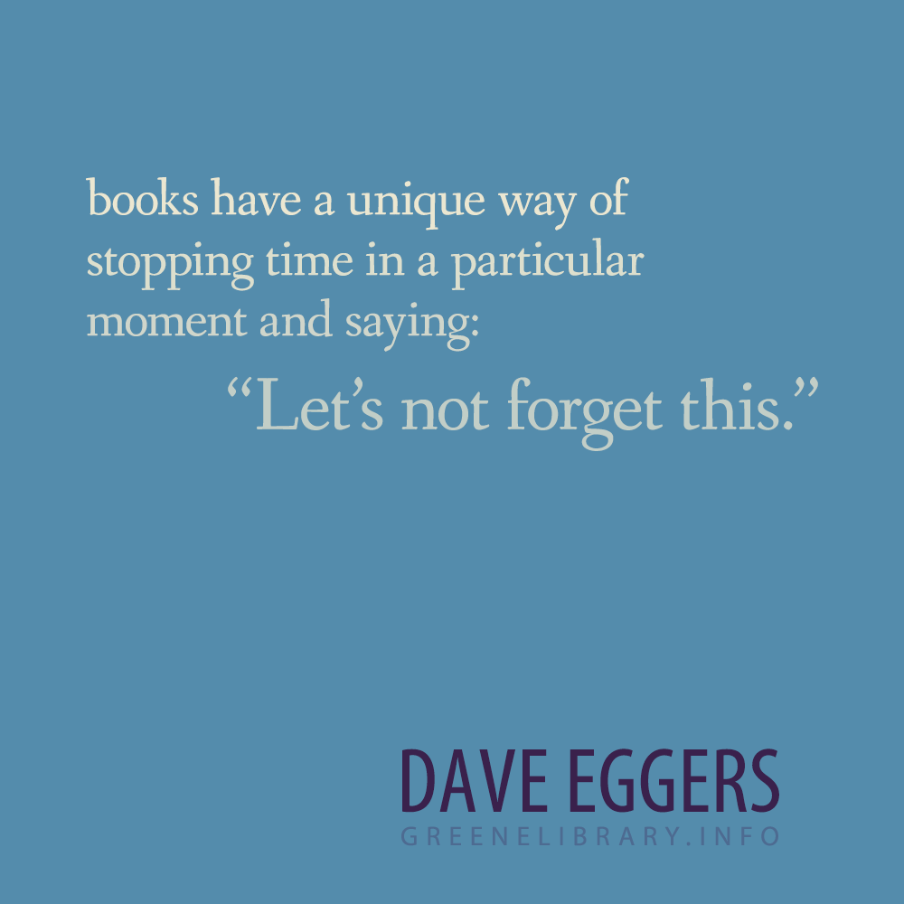 Happy birthday to author Dave Eggers. 