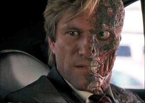 We Believe in Harvey Dent. Happy Birthday to Two-Face aka Aaron Eckhart 
