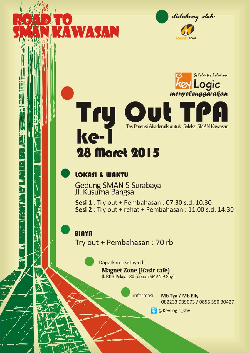 KeyLogic_sby's tweet image. buat yang SMP kelas IX dan pengen masuk SMAN kawasan Surabaya...ikutan dulu #TryOut #TPA #keylogic.. daftar yuk!