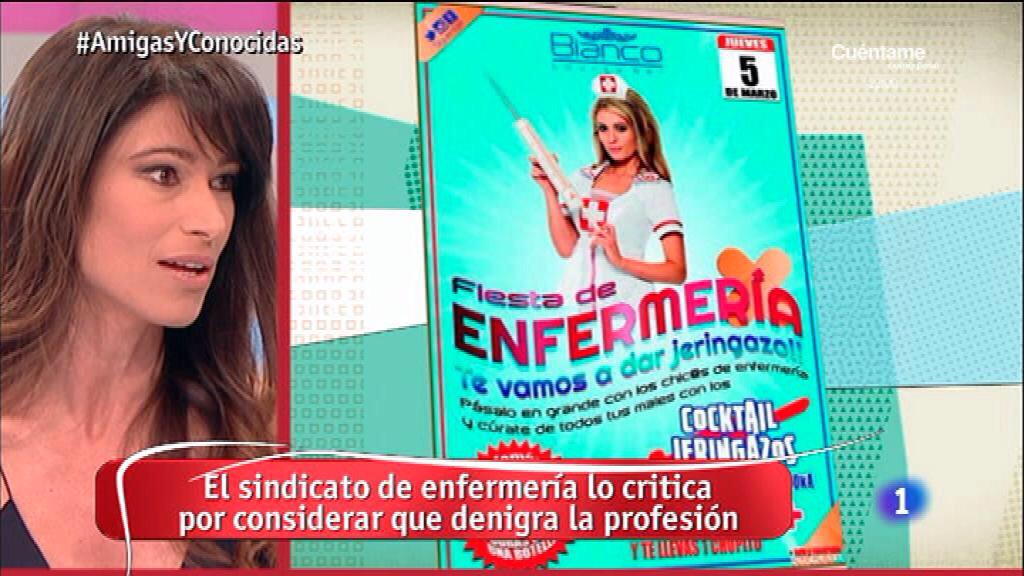 wikiCR's tweet photo. El cartel de la FIESTA DE ENFERMERÍA llega a @La1_tve Esta mañana en #AmigasYConocidas comentándolo @SoniaFerrerTV http://t.co/traLgMUHxE