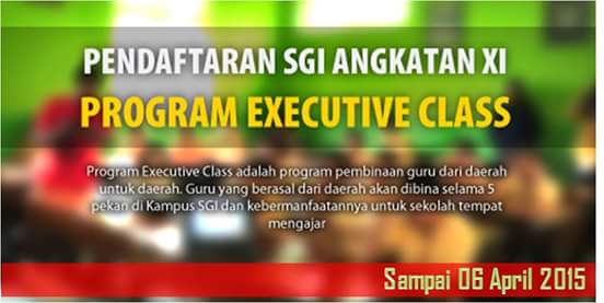 SGIDompetDhuafa's tweet photo. Sudah mendaftar Program SGI Executive Class angkatan 11? Ayo segera daftarkan diri segera! >> http://t.co/xdMcW8Dfq1 http://t.co/igufGh9v8g