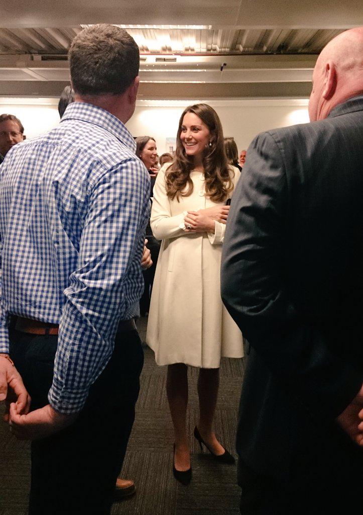 KensingtonRoyal's tweet photo. The Duchess hears how @DowntonAbbey's success has revitalised @EalingStudios - one of the world's oldest film studios http://t.co/csipq9lqa8
