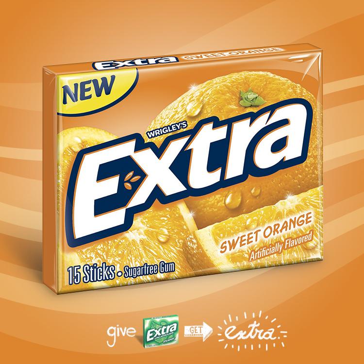 Extra Gum Rt This If You Ve Tried New Extra Sweet Orange Gum Http T Co Ne8pqfzhpi