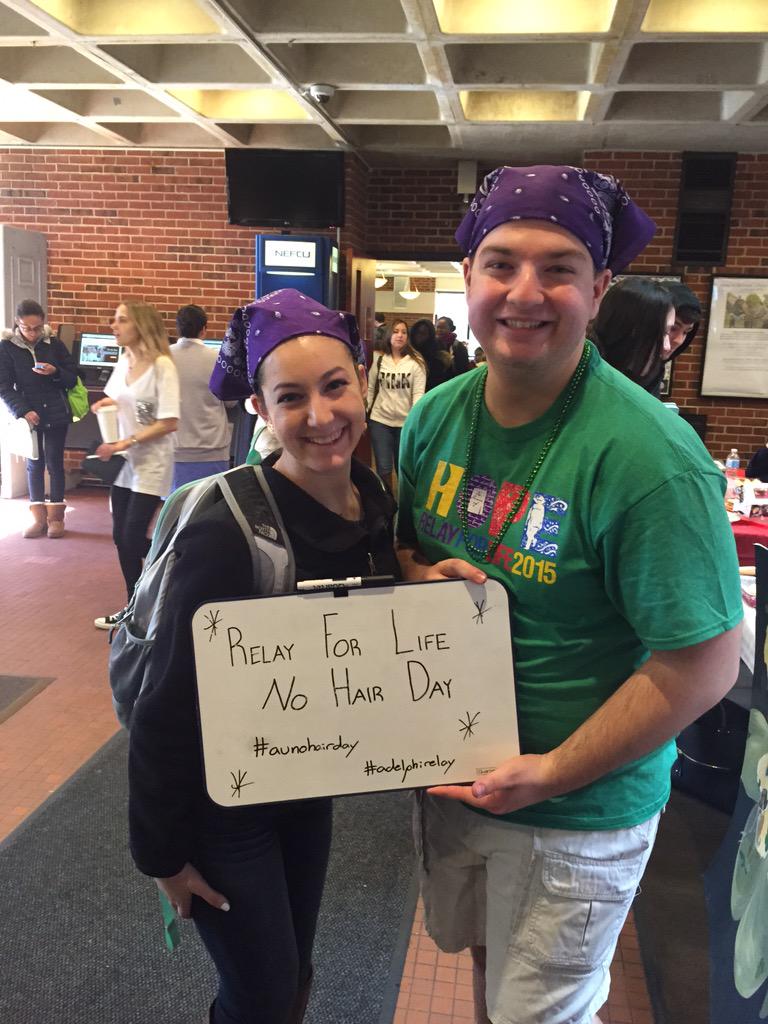 natalinax3's tweet image. #AUNoHairDay #adelphirelay ❤️