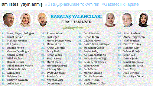 samikarahan42's tweet photo. KabaTaşAKyalancıları YARGILANSIN
İşte Utanç Tablosu, Utanmazlar. Sizleri Unutmayacağız http://t.co/k3Z0imkxxg