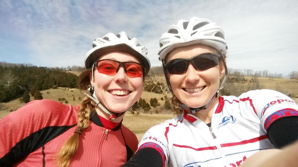 Spring break! Time for a long ride with Kate. <a href="/TriSports/">TriSports</a>