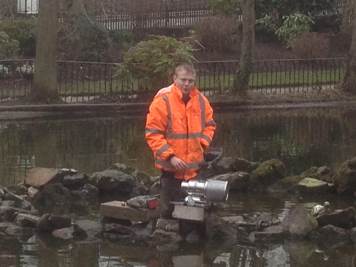 More pictures of the Fountain we did in Nottingham.