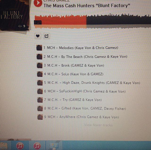 ItzChrisGamez's tweet photo. Rough unfinished tracklist.

#BluntFactory http://t.co/gsvGKPunB9