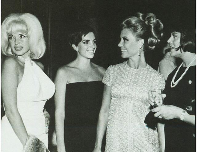 Happy birthday Liza Minnelli! Seen here with Jayne Mansfield, Mitzi Gaynor & Kaye Ballard in 1966 