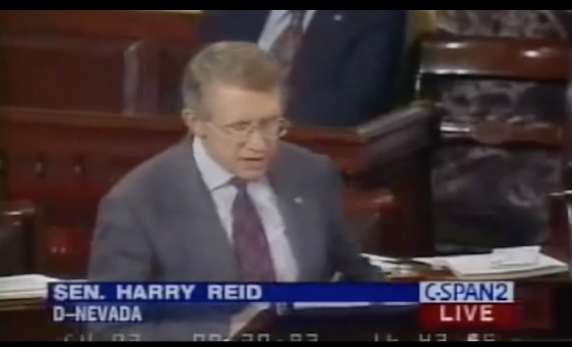 CR's tweet photo. #TBT ‘93 Sen. Reid: Opposes - #Amnesty, benefits, and ‘birthright citizenship’ 

[Video]:
https://t.co/Ej7emrzCK2 http://t.co/ZyPSF0M7H4