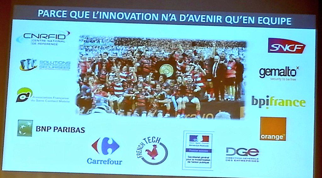 NFC_Mobile's tweet image. #Csc15 L&apos;innovation n&apos;a d&apos;avenir qu&apos;en équipe #NFC