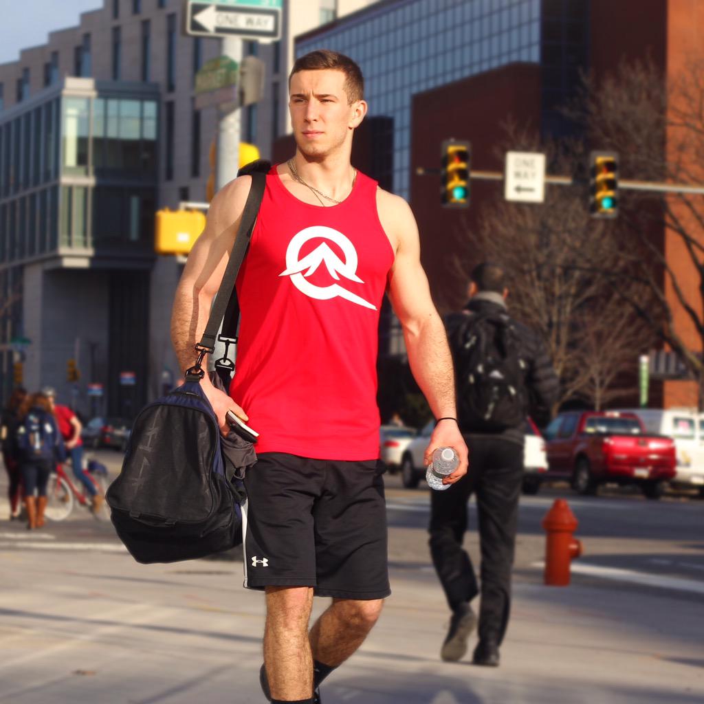 Our athlete Dave featuring our Red Premium Tanks. Order yours this Tuesday 
#QuantumAthletics #QuantumNation