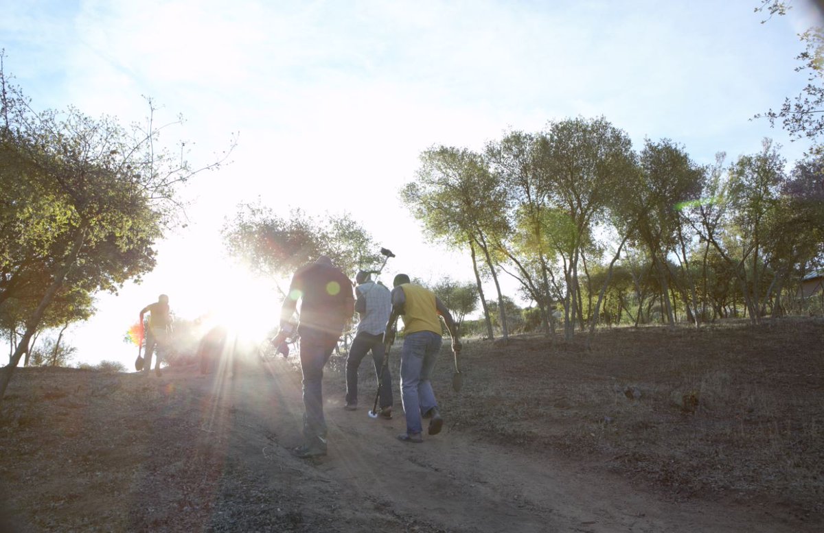 Heading out for a long hot day of work #prospecting #Africa #Goldrush #gold #changinglives  #metaldetecting
