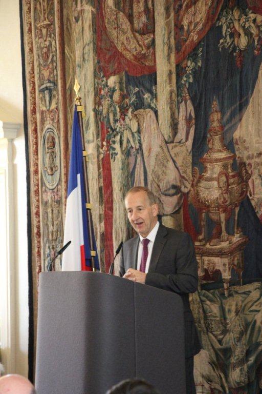 FranceintheUK's tweet image. Ambassadors #Bermann and @HMARicketts open the annual @francobritish Defence Conference 2015 in London