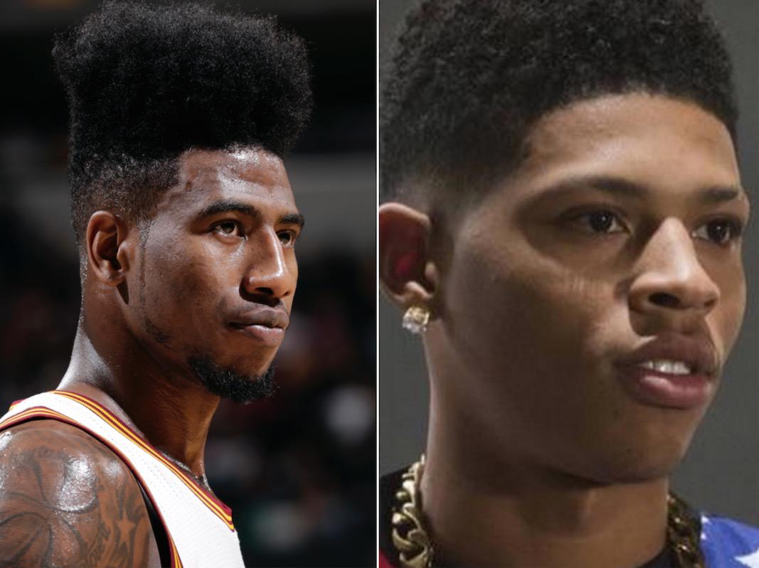 Iman Shumpert cuts his high top fade