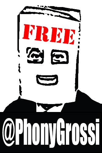 PhonyGrossi's tweet photo. @PhonyRizzo @CaseyKulas @TheRealTRizzo @JRCherry3 @TonyGrossi tomorrow can be a Free Phony Friday #FreePhonyGrossi http://t.co/mi2p4odV0d