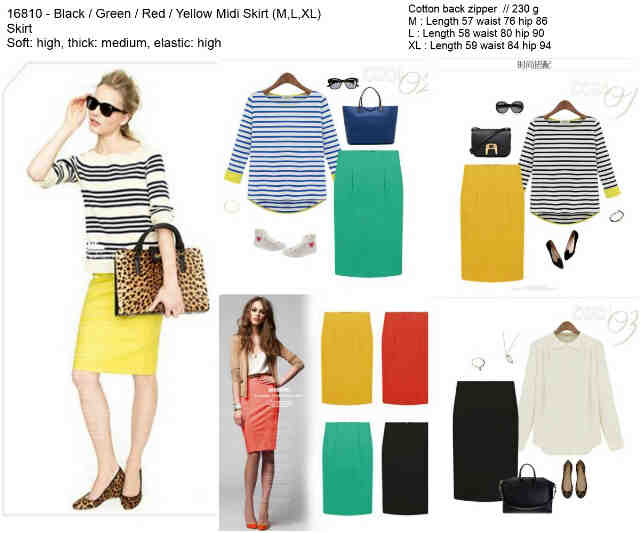 veishopfashion's tweet photo. REPOST! ❤😍💋 #import #ready #jakarta 16810 - black,green,red,yellow midi skirt (M,L,XL) - Skirt - 80rb http://t.co/cHiWD1qfP6