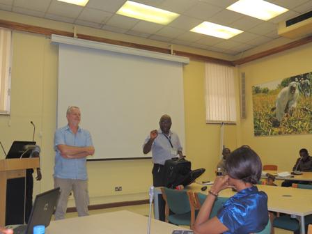 Correct #cassava harvest in 5 factorial agronomy trials training Day 1&amp;2 with Prof Ekeleme &amp; Dr Hauser <a href="/CGIAR/">CGIAR</a>