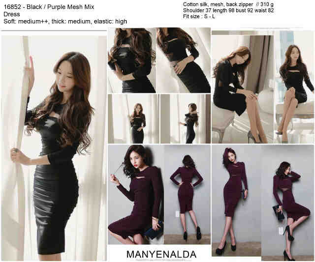 veishopfashion's tweet photo. REPOST! ❤😍💋 #import #ready #jakarta 16852 - Black, Purple Mesh Mix - Dress - 108rb http://t.co/tif4npJAd5