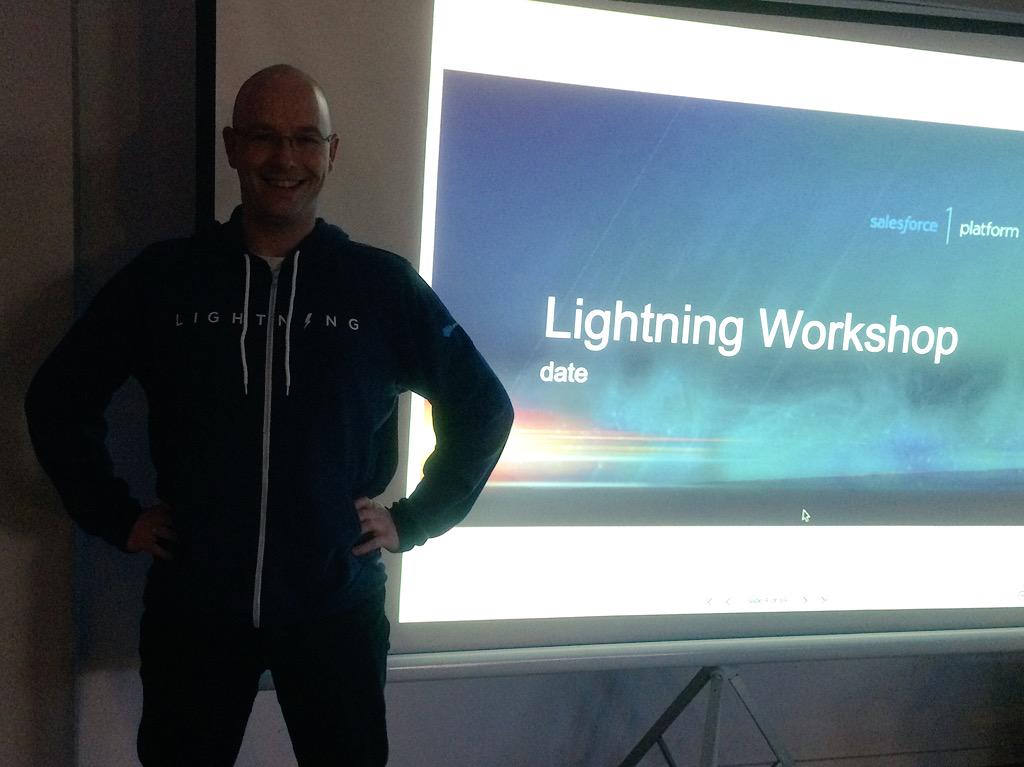 JHMSchwarzer's tweet image. Getting ready for Salesforce Lightning Week! #golightningfast