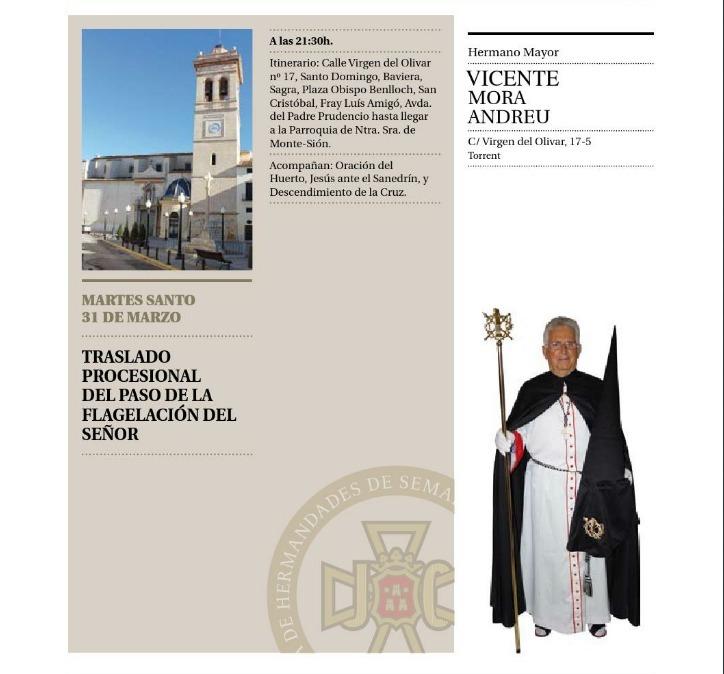 FlagelaTorrent's tweet photo. Orgullosos de nuestro Hermano Mayor. Así luce en la revista. 

¡Enhorabuena Vicente! http://t.co/WbCi6JF50U