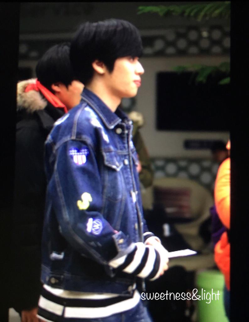 150312 슈키라 #틴탑 #니엘 출근길 :)