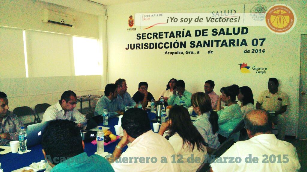 VectoresGro's tweet image. Reunión Jurisdiccional para coordinación y avance en la prevención y control del Dengue y CHIKV JS07Acapulco