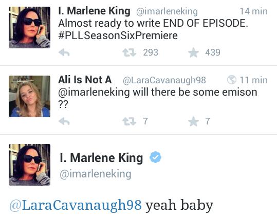 rosesccabeyo's tweet image. Emison 😍😍😍
 #EmisonInSeason6