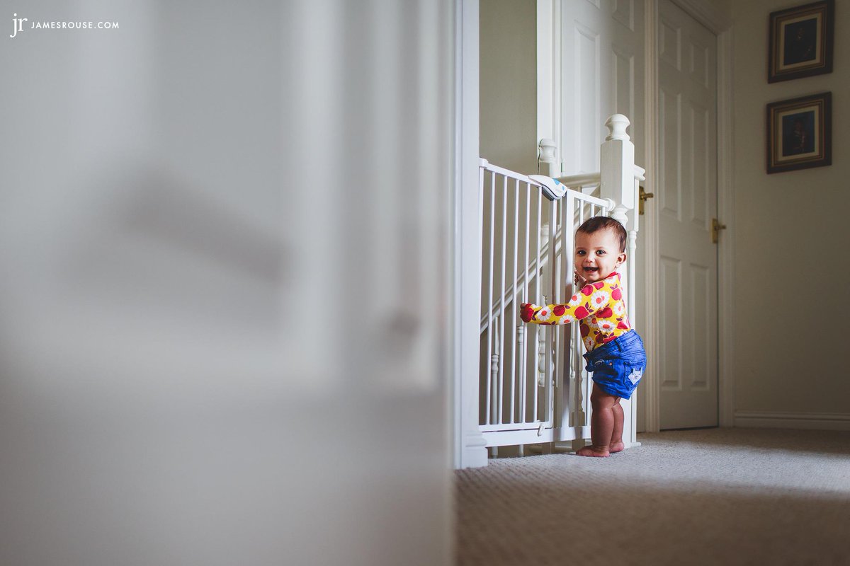 Clothed, fed and nurtured with our loving hands.... nearly able to walk and already plotting her escape!!!