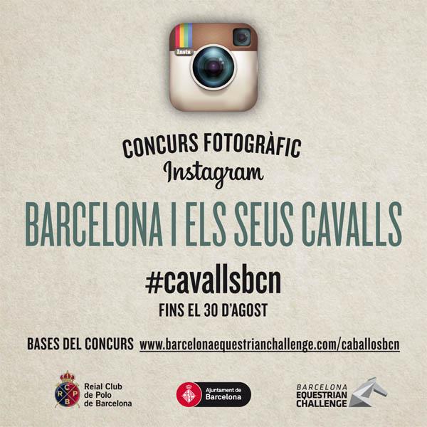 Crea el vincle entre Barcelona i els cavalls i comparteix la foto a Instagram #cavallsbcn barcelonaequestrianchallenge.com/caballosbcn/
