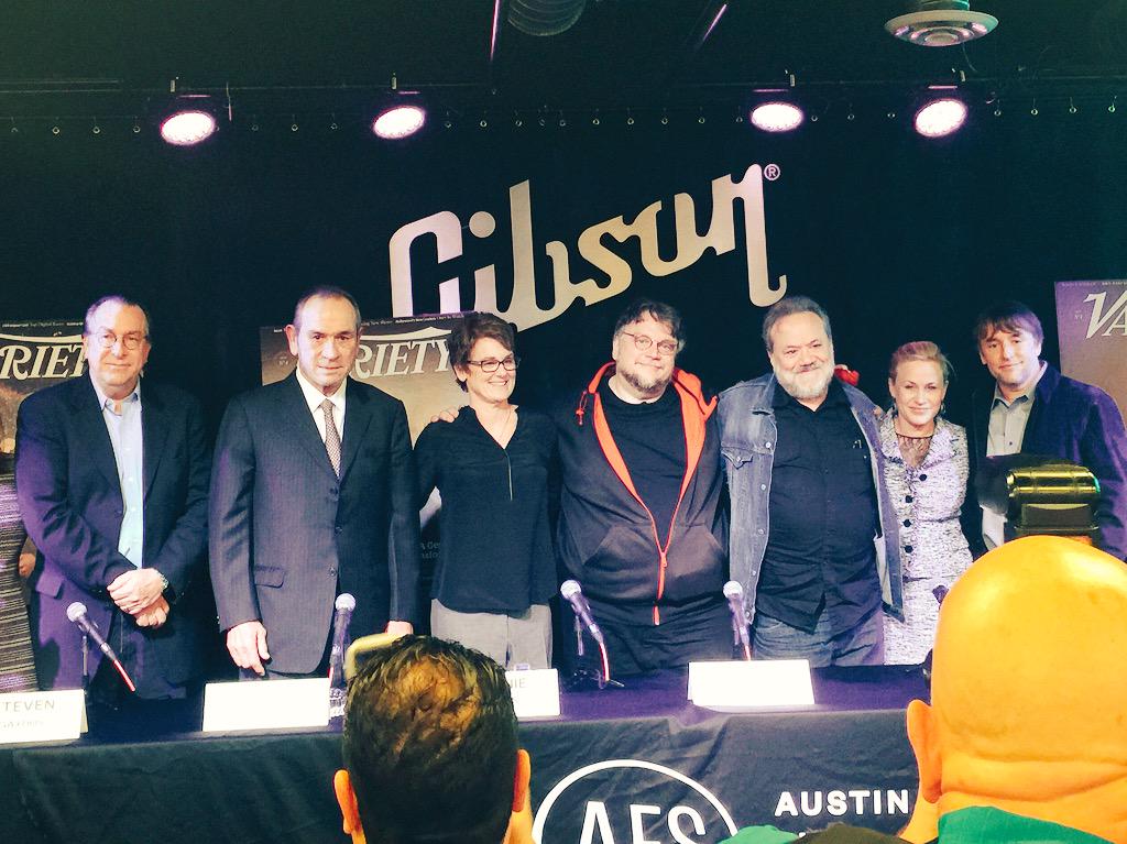 lolalinarte's tweet photo. Awesome morning! @AFS1985 Texas #Film Awards Press Conf Moderated by @Variety's #StevenGaydos! @GibsonTexas! #Texas http://t.co/V7sh9fmDs6