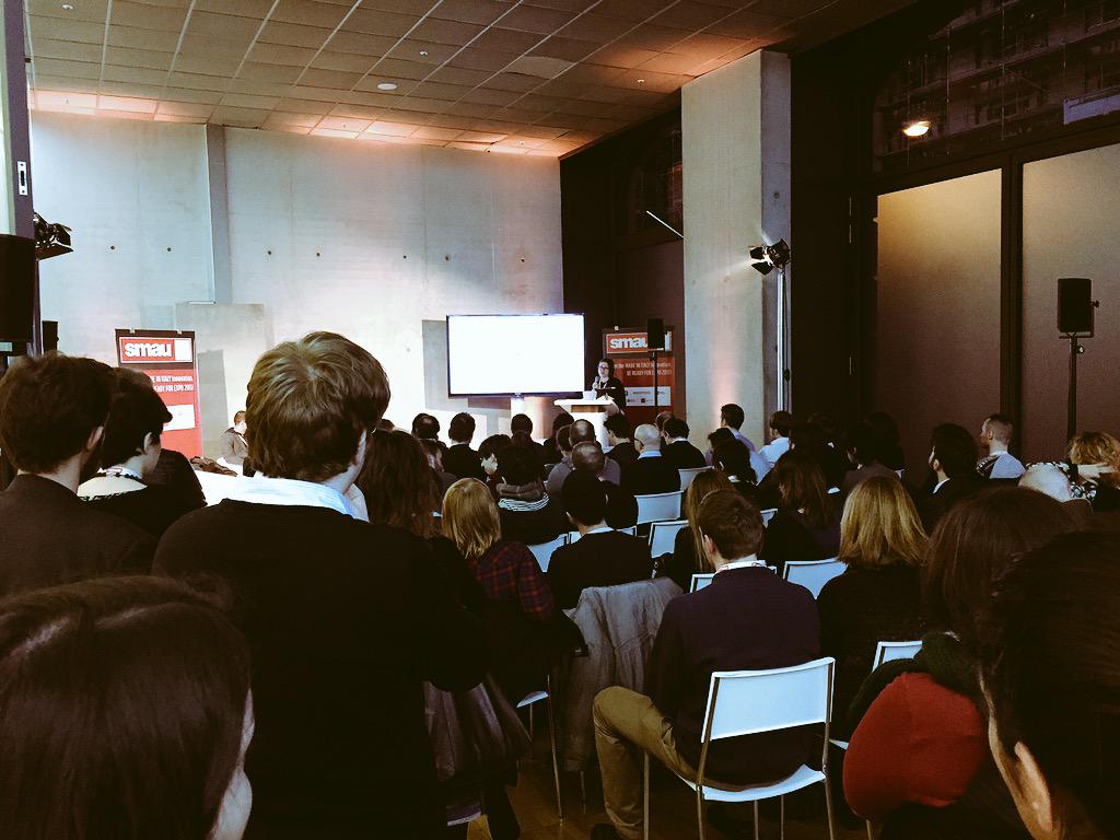 MakeTankItaly's tweet photo. Full House for @digItalyBerlin session #marketing #SmauBerlin15 #startup http://t.co/mk0MrZ376K