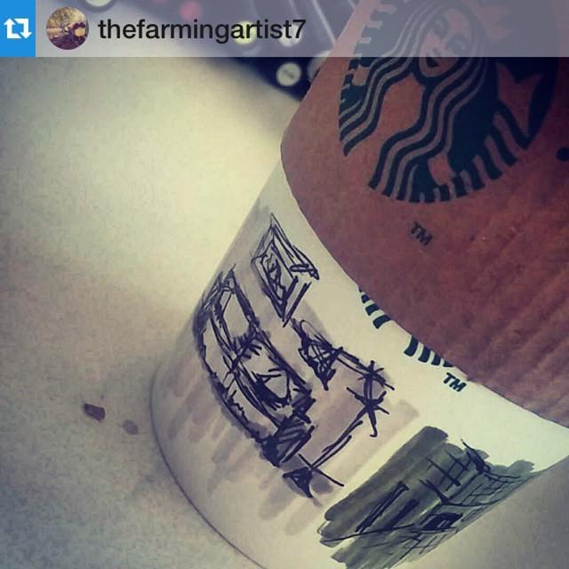 GreatIdear's tweet image. #Repost @thefarmingartist7: Practicing quick sketches everywhere for color rendering..
#Immaweirdo #ColorRendering …